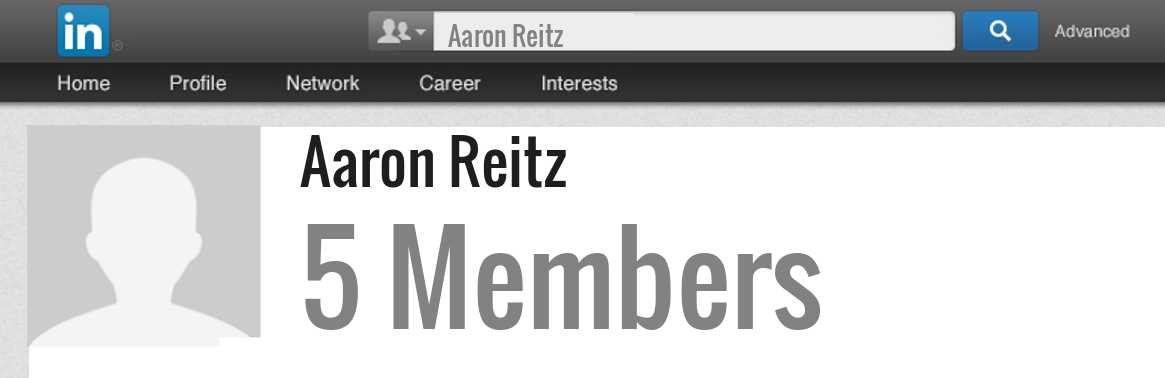 Aaron Reitz linkedin profile