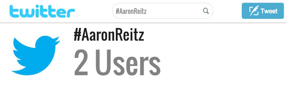 Aaron Reitz twitter account