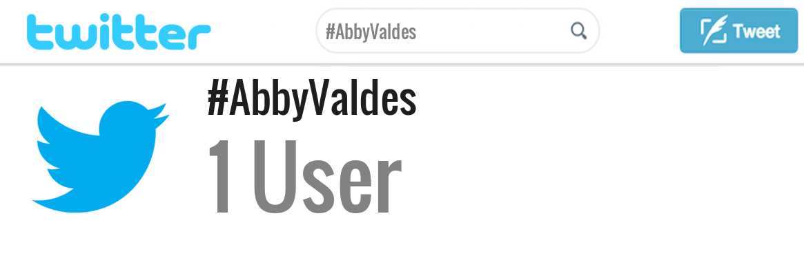 Abby Valdes twitter account