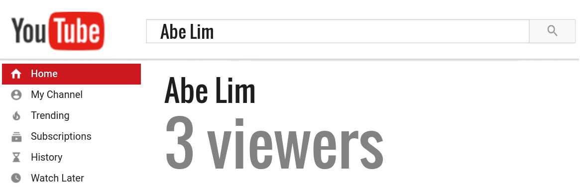 Abe Lim youtube subscribers