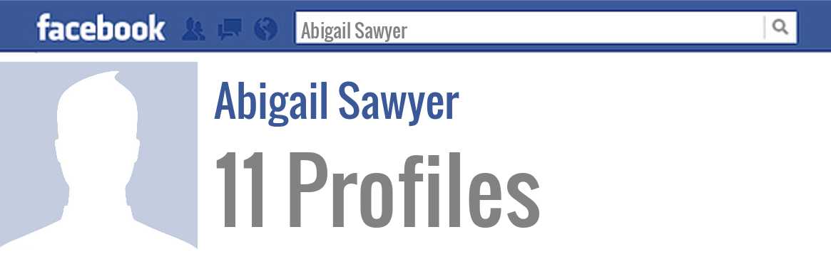 Abigail Sawyer facebook profiles