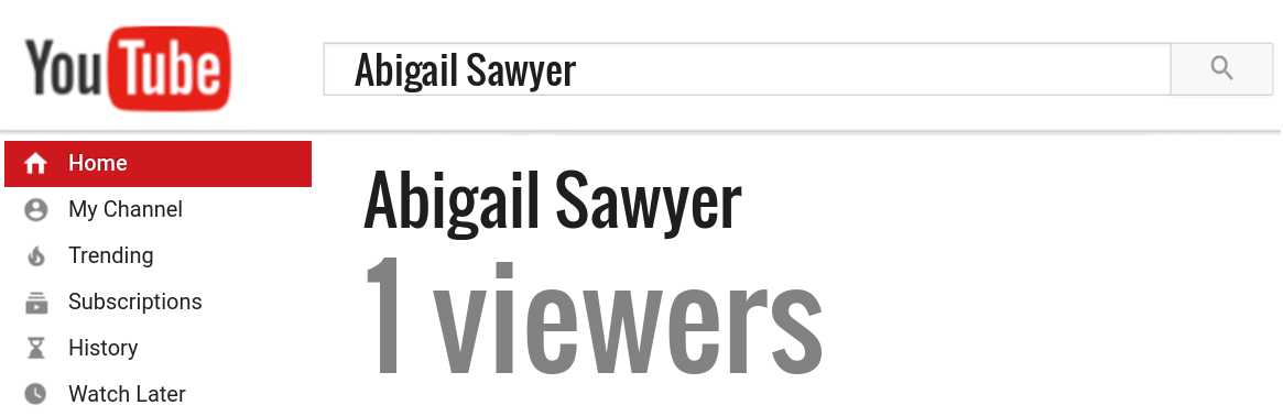 Abigail Sawyer youtube subscribers