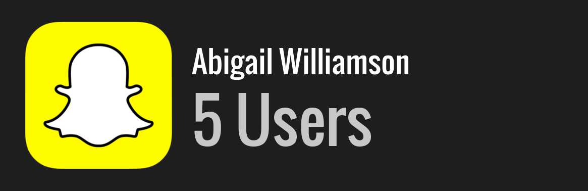 Abigail Williamson snapchat