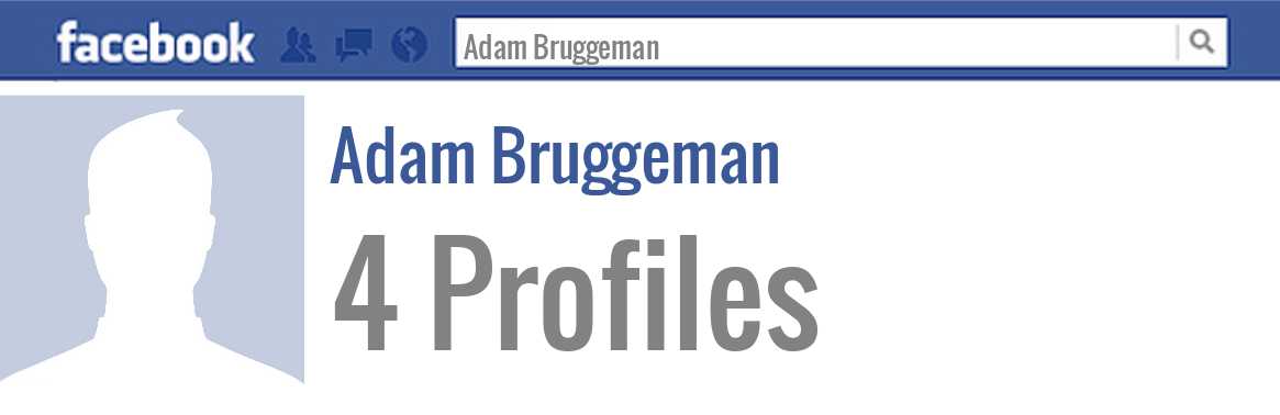 Adam Bruggeman facebook profiles