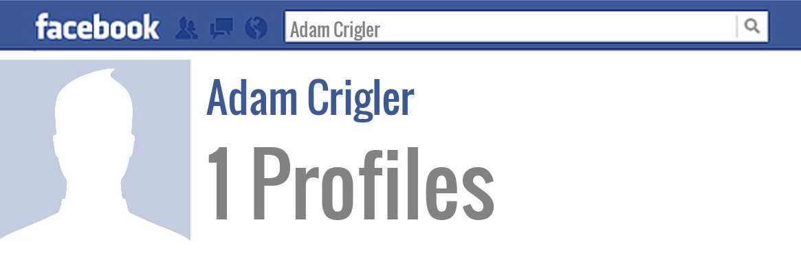 Adam Crigler facebook profiles