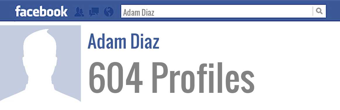 Adam Diaz facebook profiles