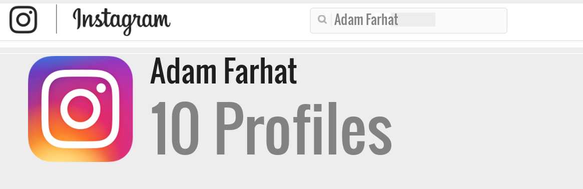 Adam Farhat instagram account