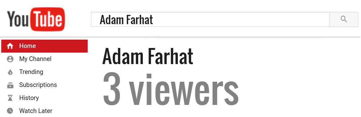 Adam Farhat youtube subscribers