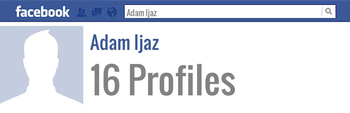 Adam Ijaz facebook profiles