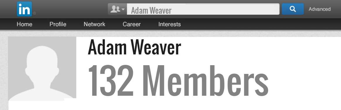 Adam Weaver linkedin profile