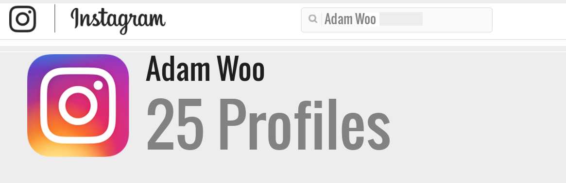 Adam Woo instagram account