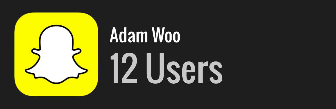 Adam Woo snapchat