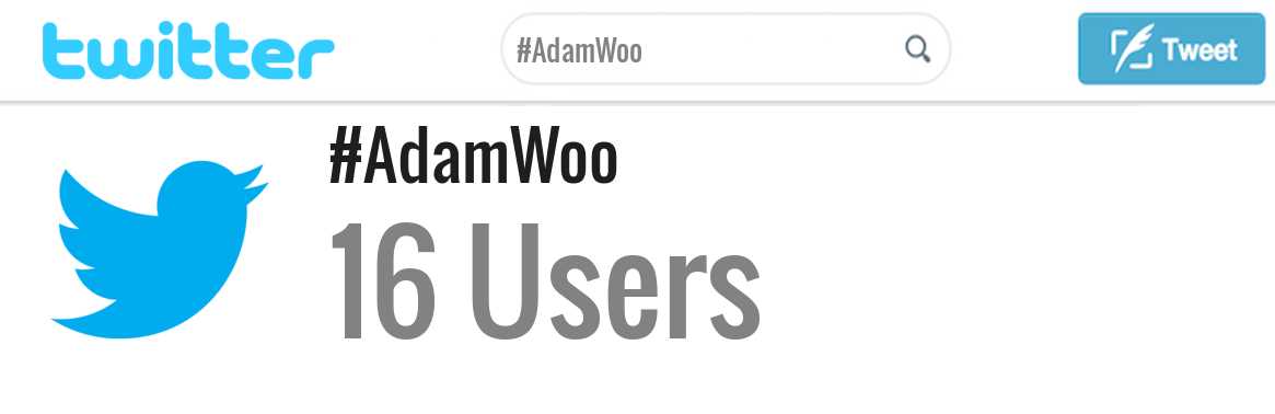 Adam Woo twitter account