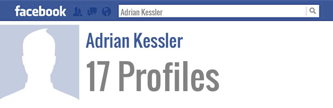 Adrian Kessler facebook profiles