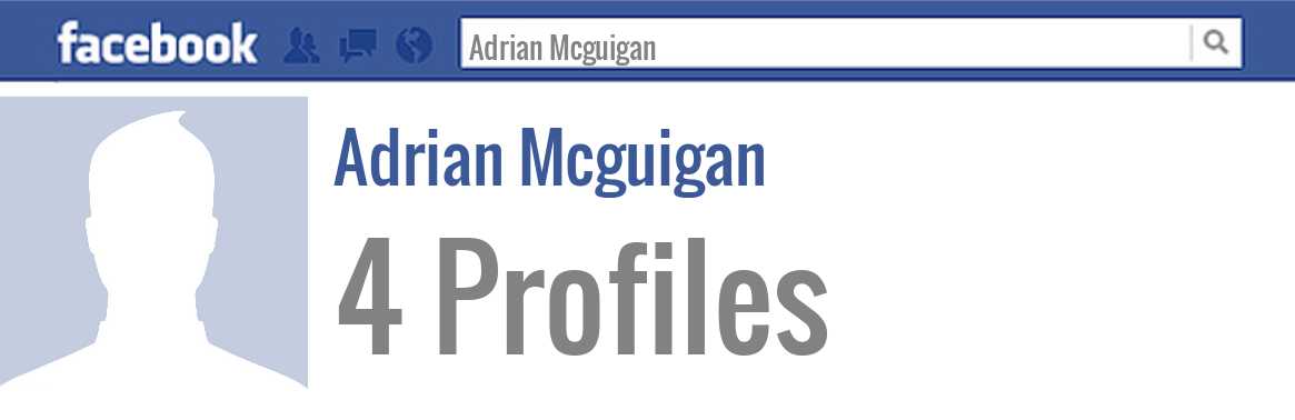 Adrian Mcguigan facebook profiles