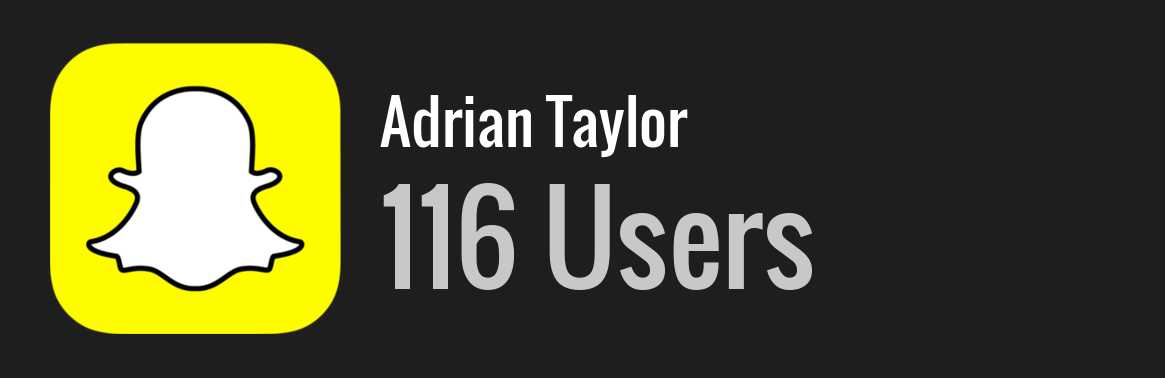 Adrian Taylor snapchat