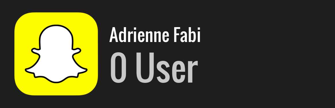 Adrienne Fabi snapchat