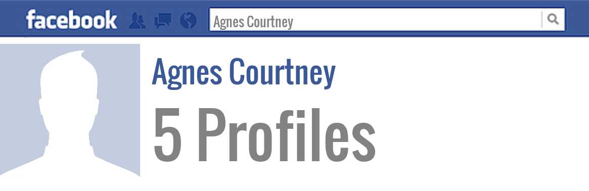 Agnes Courtney facebook profiles