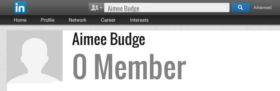 Aimee Budge linkedin profile