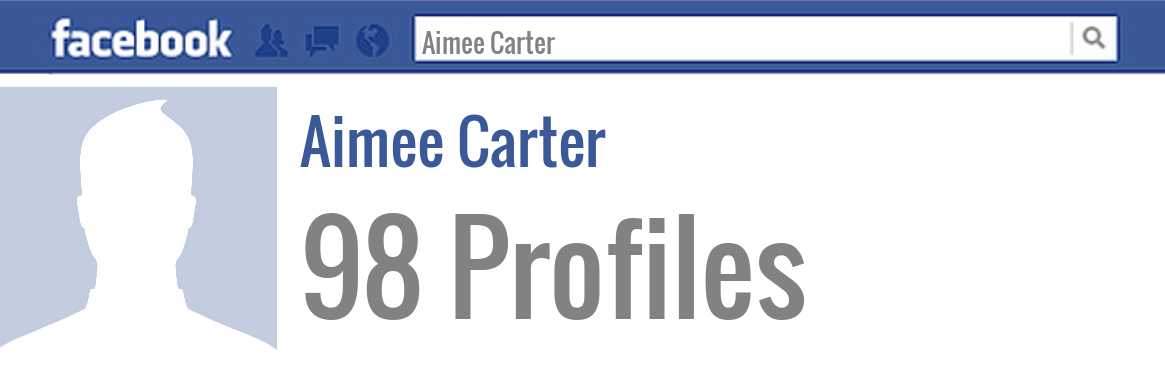 Aimee Carter facebook profiles