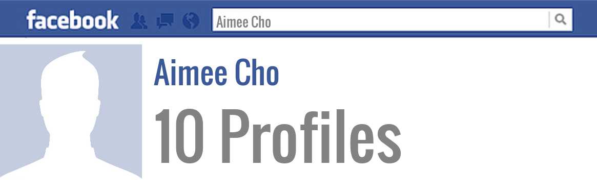 Aimee Cho facebook profiles