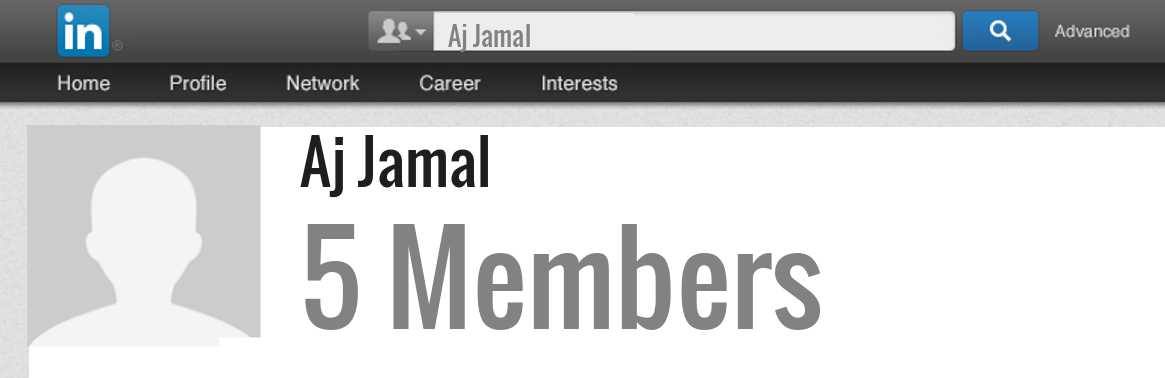 Aj Jamal linkedin profile