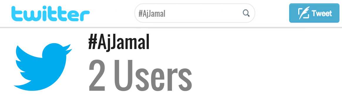 Aj Jamal twitter account