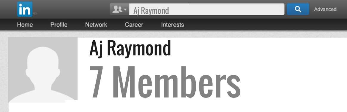 Aj Raymond linkedin profile