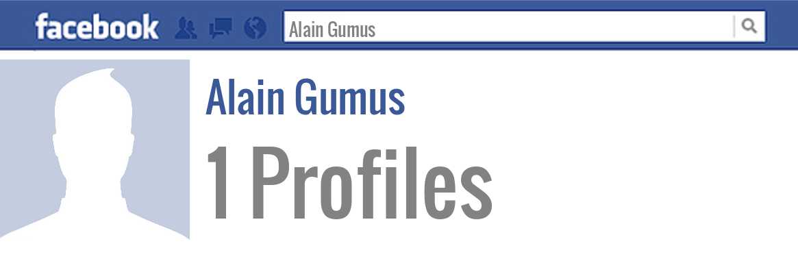 Alain Gumus facebook profiles