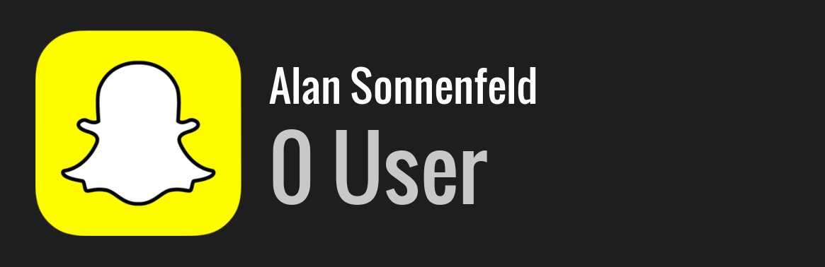 Alan Sonnenfeld snapchat