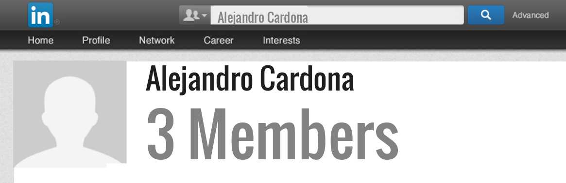 Alejandro Cardona linkedin profile