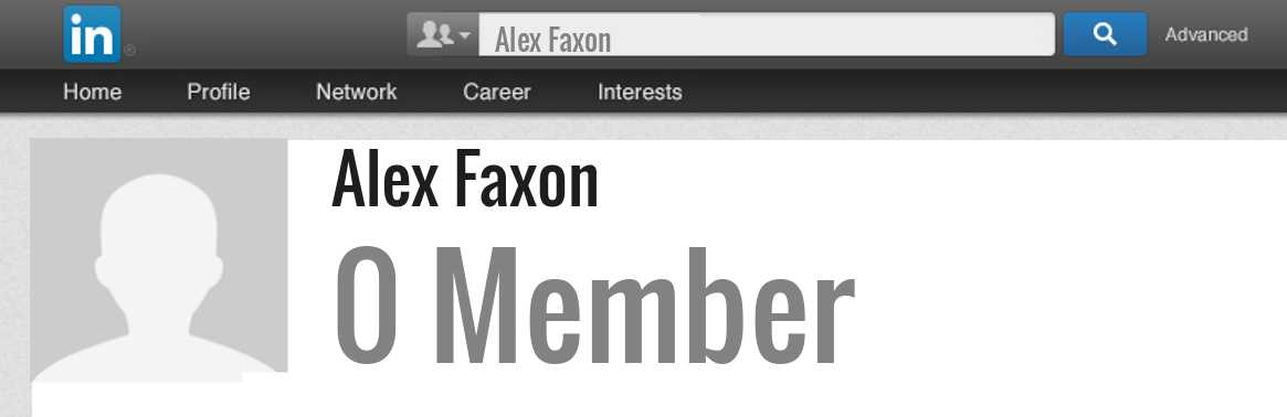 Alex Faxon linkedin profile