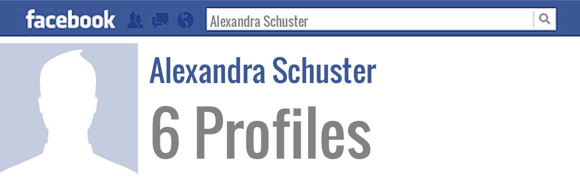 Alexandra Schuster facebook profiles