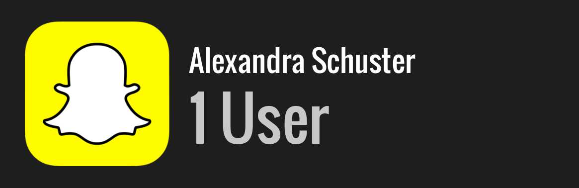 Alexandra Schuster snapchat