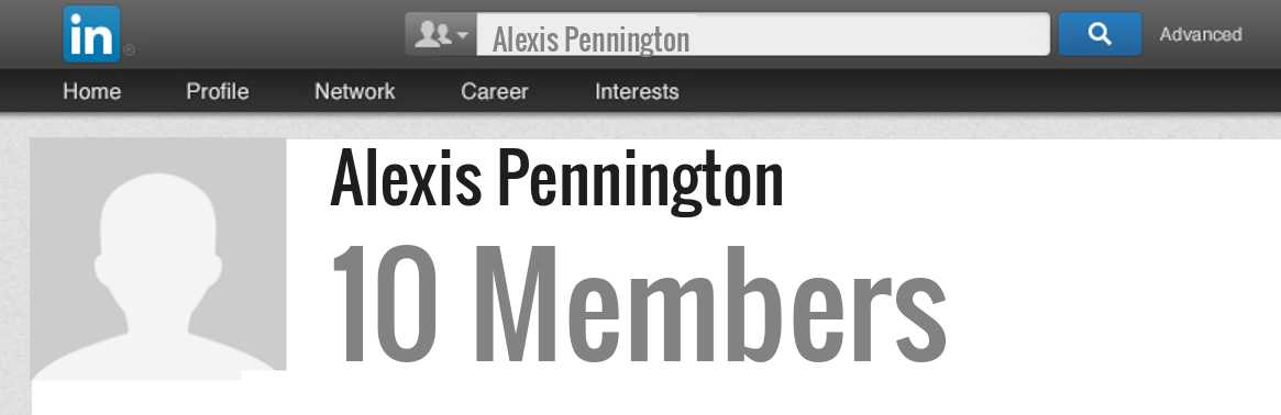 Alexis Pennington linkedin profile