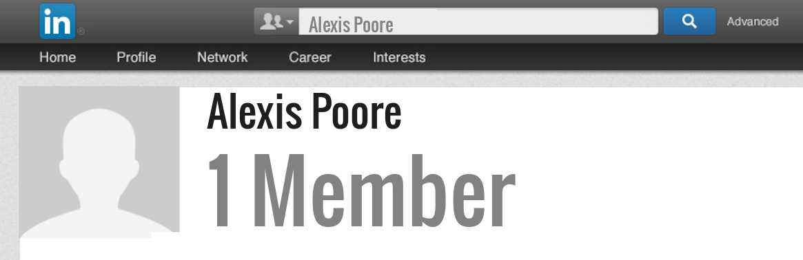 Alexis Poore linkedin profile