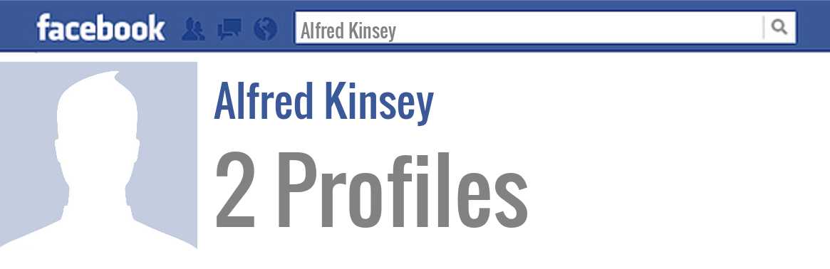 Alfred Kinsey facebook profiles