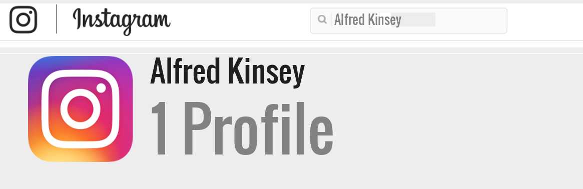 Alfred Kinsey instagram account