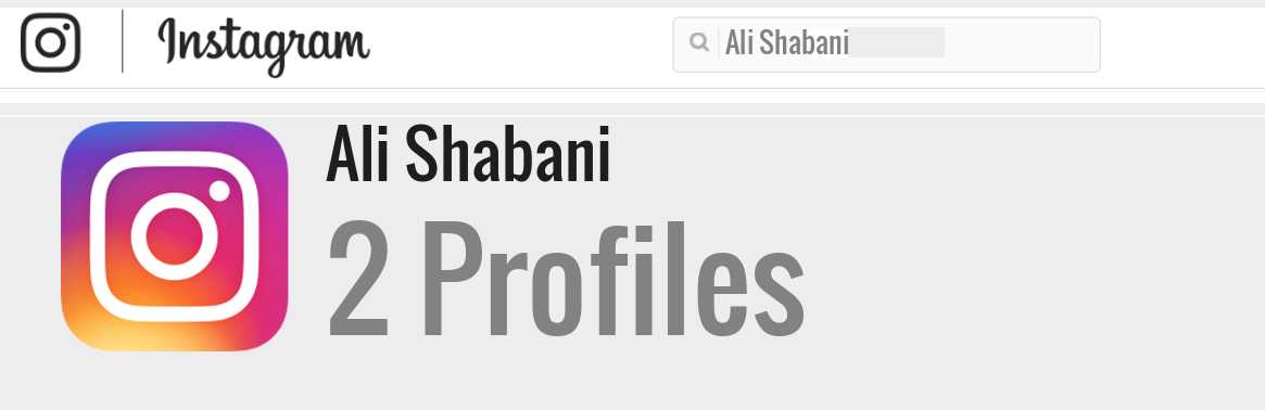 Ali Shabani instagram account