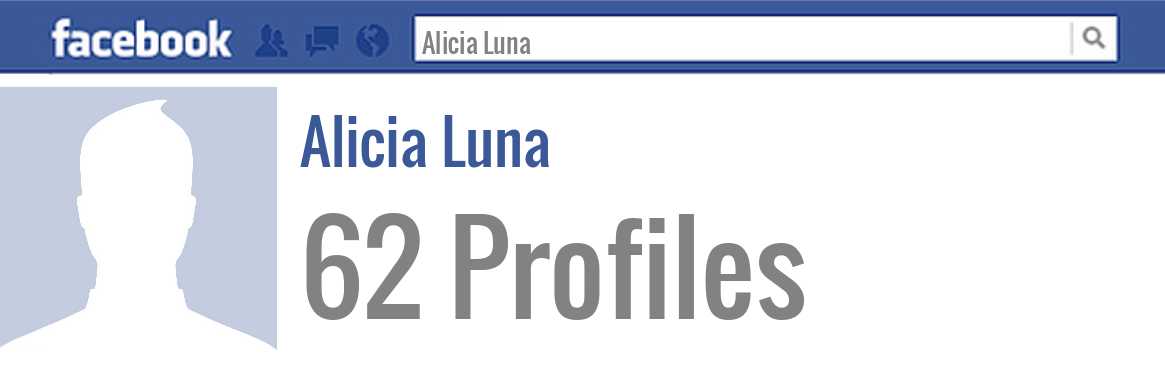 Alicia Luna facebook profiles