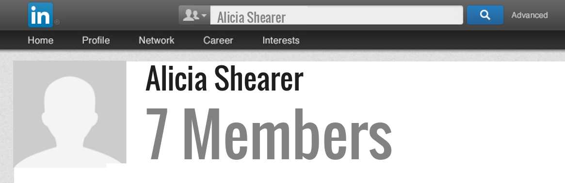 Alicia Shearer linkedin profile