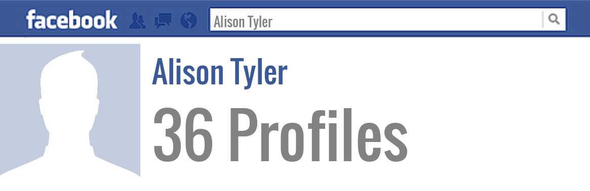 Alison Tyler facebook profiles