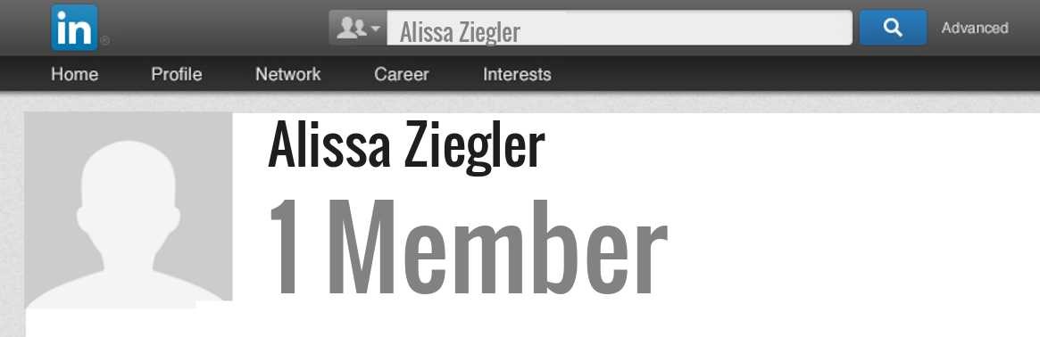 Alissa Ziegler linkedin profile