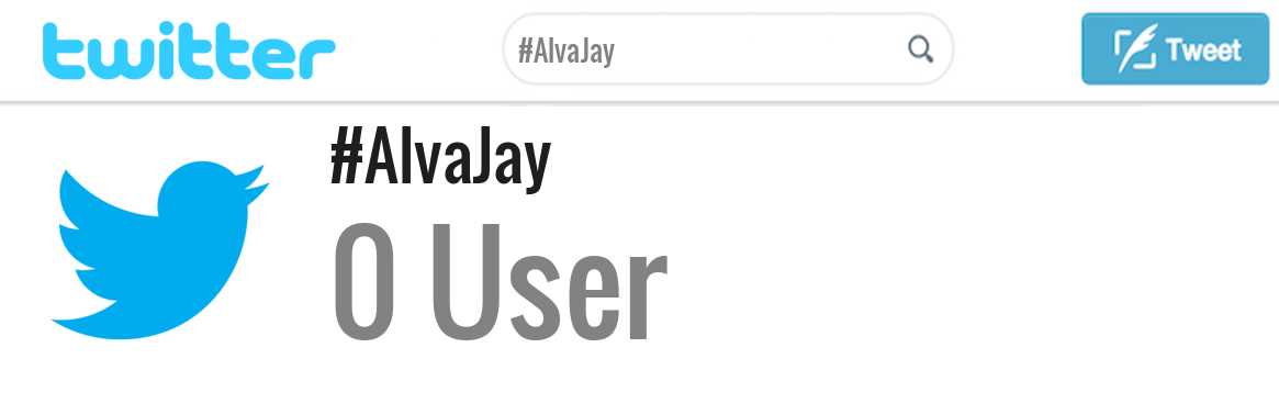 Alva jay twitter account