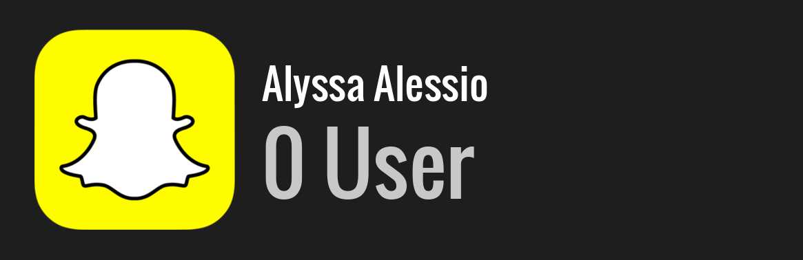 Alyssa Alessio snapchat