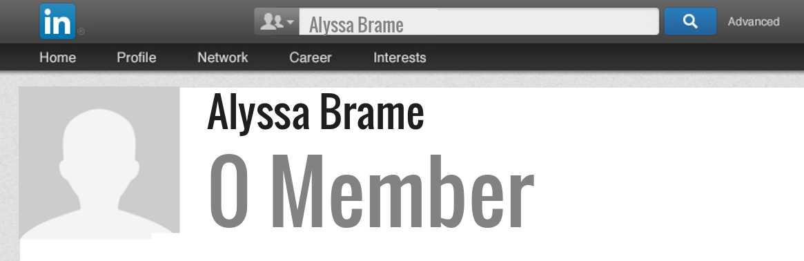 Alyssa Brame linkedin profile