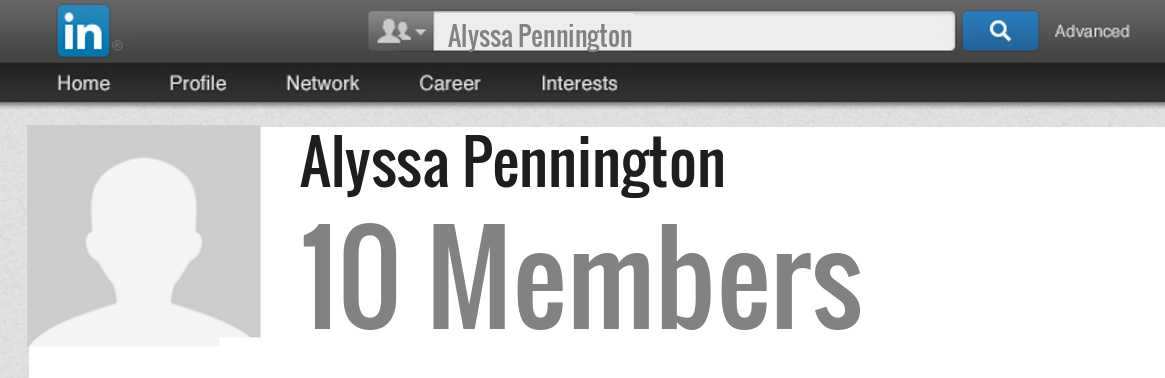 Alyssa Pennington linkedin profile