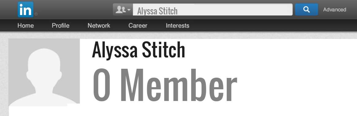 Alyssa Stitch linkedin profile