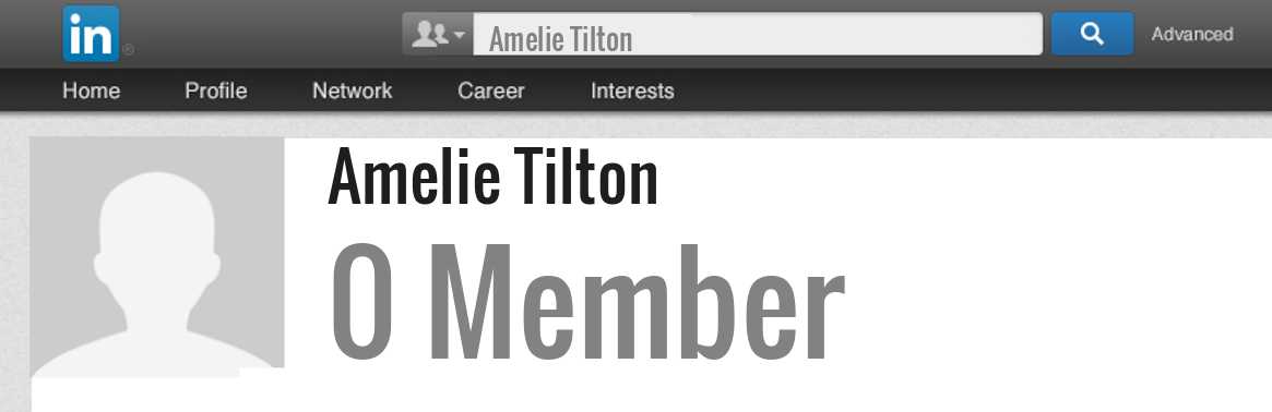 Amelie Tilton linkedin profile