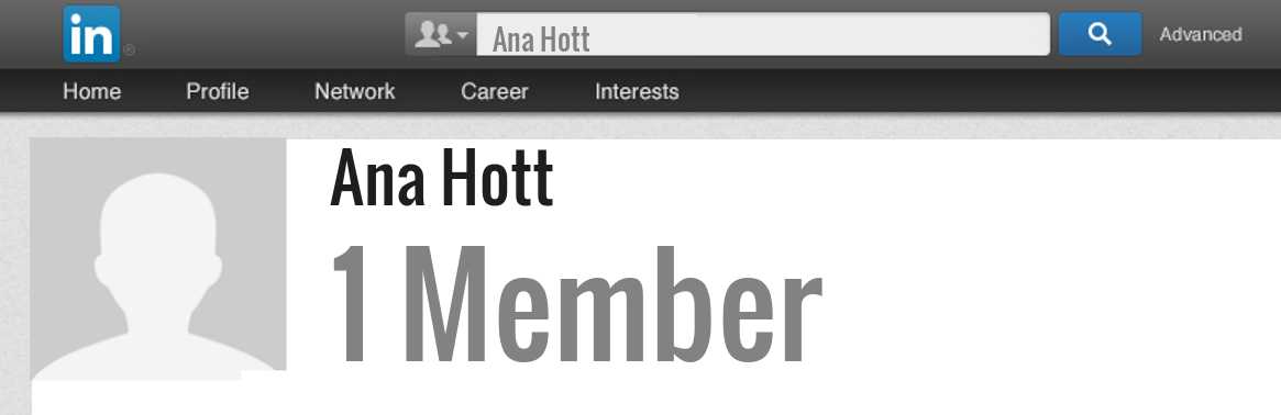 Ana Hott linkedin profile